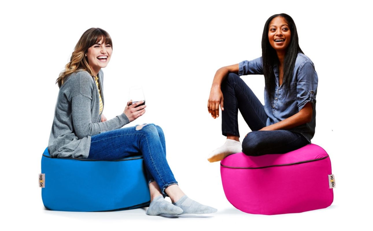 Yogibo Ottoman Premium（ヨギボー オットマン プレミアム）＜アクアブルー＞