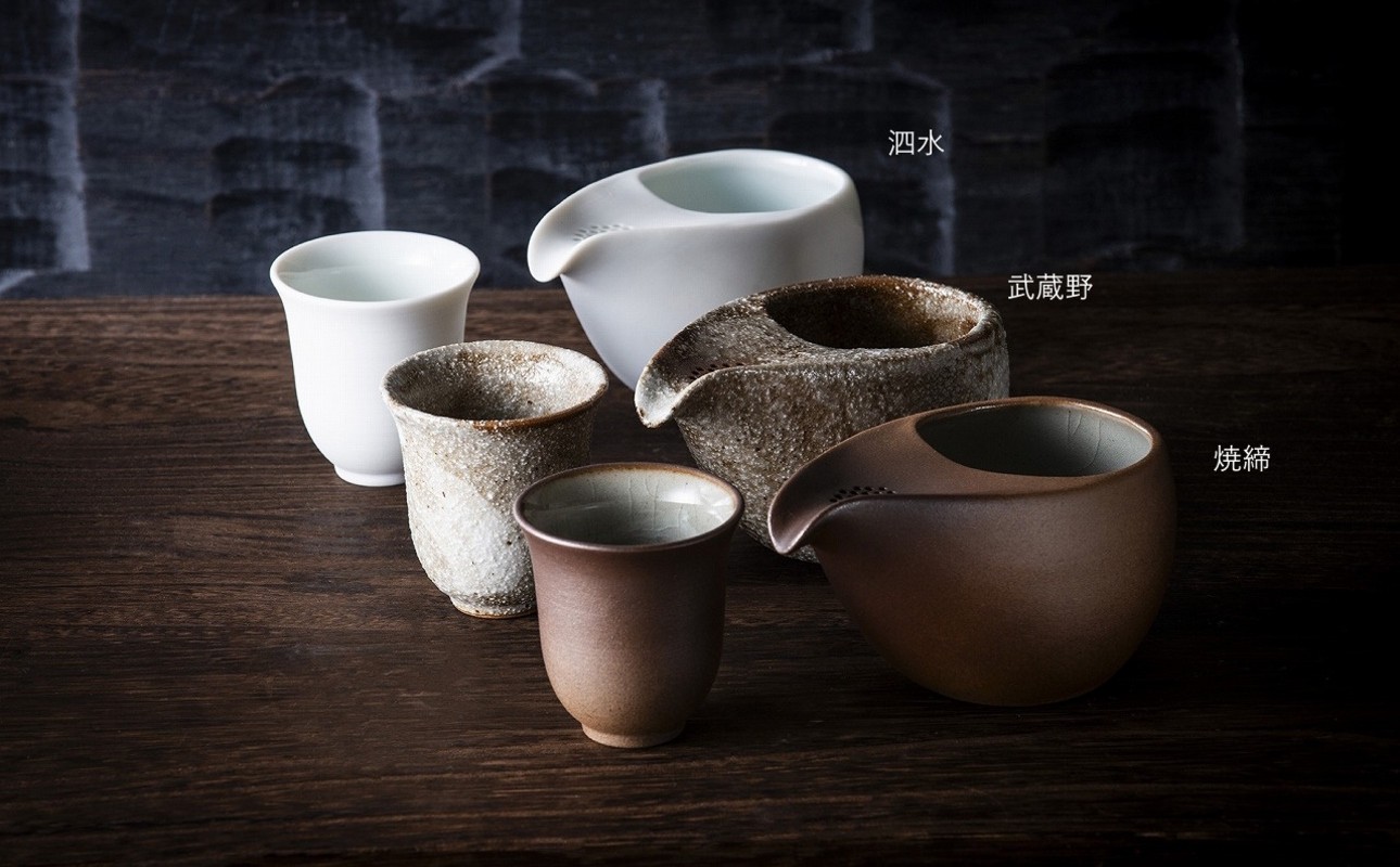 四日市認定地場特産品【泗水十貨店（しすいじっかてん）】ひとしずく（大） ほたる碗　武蔵野