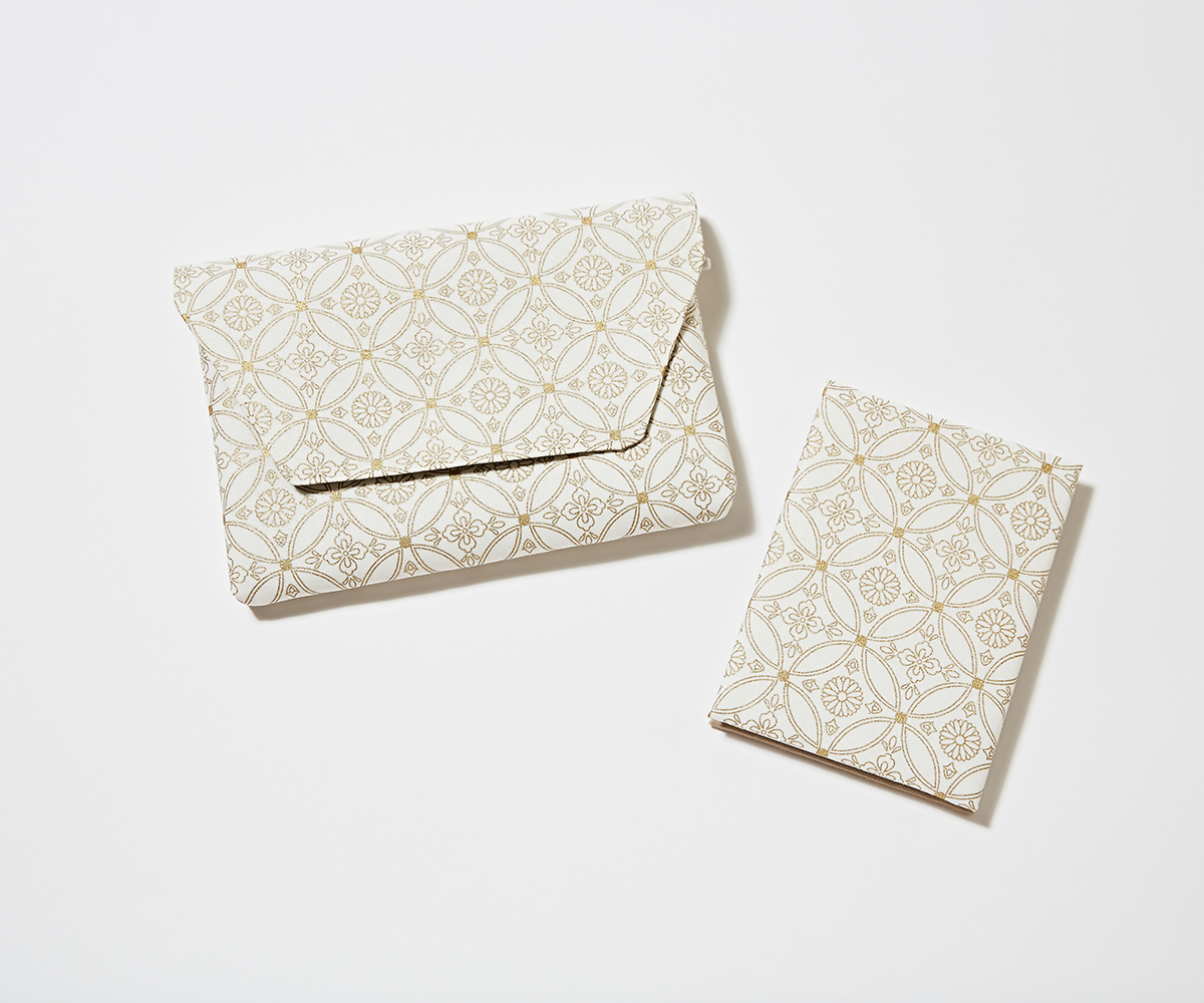 1898 イセノモン御朱印帳とお参歩袋のセット 伊勢とこわかや お守り 御朱印帳 イセノモン お参歩袋  御朱印帳入れ