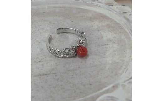 1648　珊瑚リング・クラウン（胡渡）
