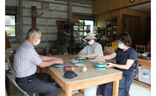 438伊勢　阿吽窯　陶芸体験チケット（1名様分）