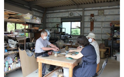 438伊勢　阿吽窯　陶芸体験チケット（1名様分）