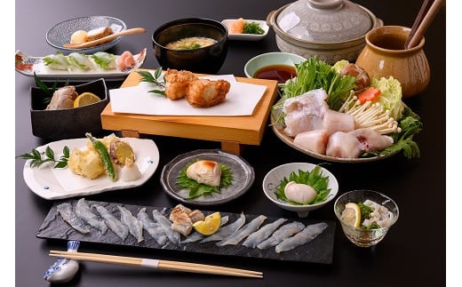 742　倭庵黒石　とらふぐフルコース　（1名様分お食事券）　伊勢 伊勢志摩 とらふぐ お食事券 倭庵石黒 ふぐ料理 河豚 コース料理