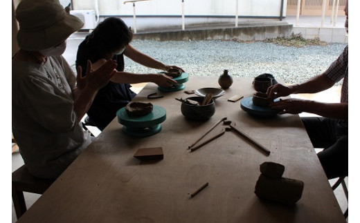438伊勢　阿吽窯　陶芸体験チケット（1名様分）