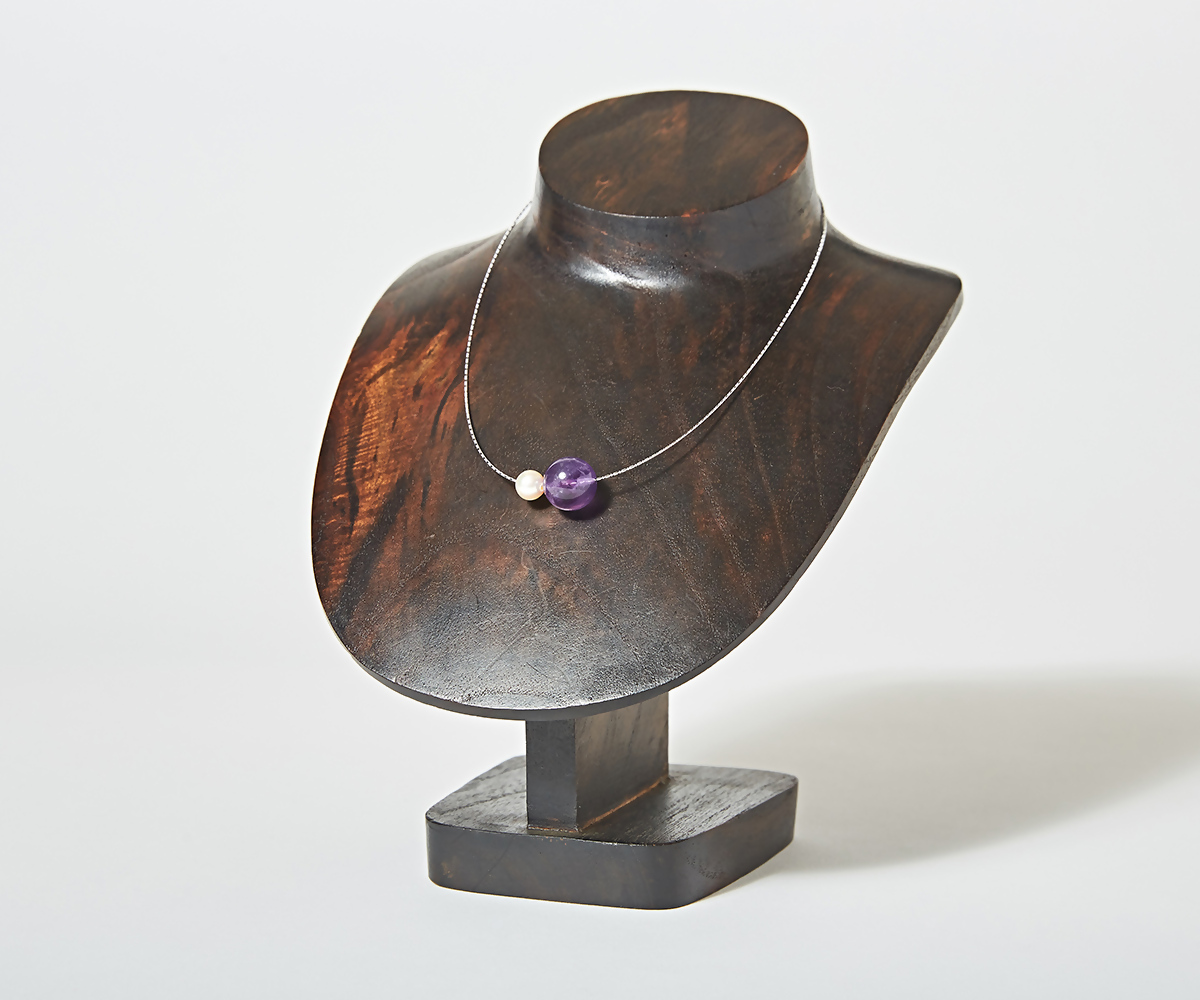 1899 OMAMORI JEWELRY ãããçç 8mm 倫婊岩ãã§ãŒã«ãŒSV925 玫氎æ¶ã»ã¢ã¡ãžã¹ããäŒå¢ãšãããã OMAMOTIJEWELRY çç 倫婊岩ãã§ãŒã«ãŒ ãå®ã ãããçç 8mmçã倩ç¶ç³