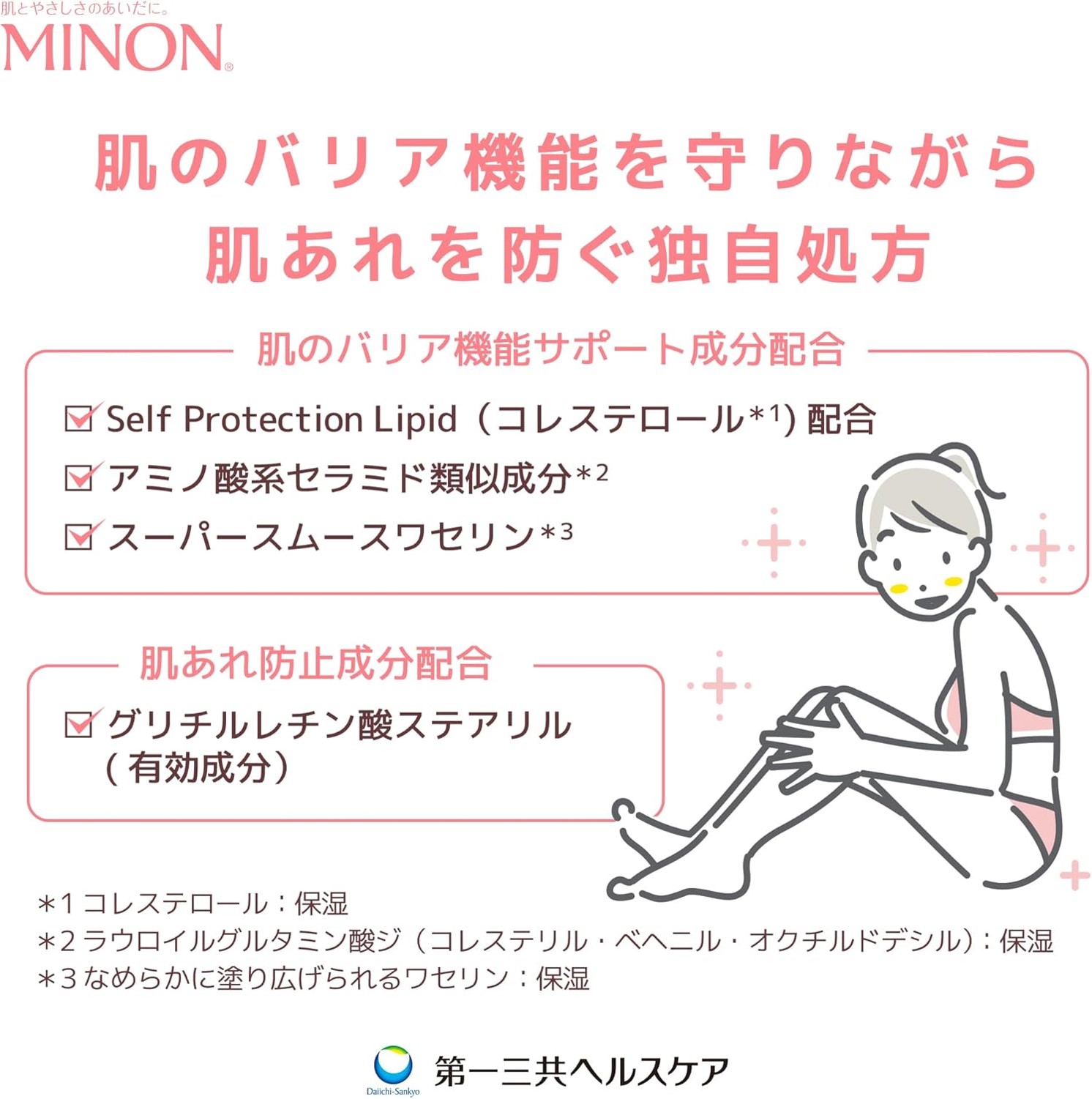 1744　ミノン全身保湿クリーム5本　保湿 保湿クリーム ボディークリーム 敏感肌 ミノン 赤ちゃん  肌トラブル スキンケア 乾燥肌 無香料 無着色 低刺激性 弱酸性 アレルギー 日やけ 雪やけ