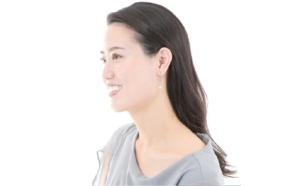 701　K18YGあこや本真珠ピアス　キラキラロングチェーン5.5mmUP　K18　イエローゴールド　あこや真珠　ピアス　伊勢志摩　アクセサリー　ジュエリー　フォーマル　カジュアル　ギフト　伊勢市　18金　キラキラ　ロング