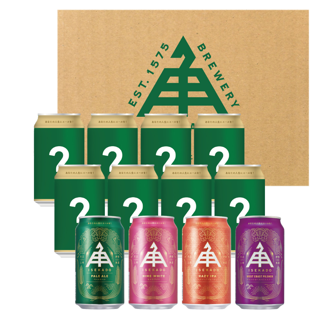 1811 ISEKADO 新定番4種4缶＋限定ビール8缶セット　缶ビール 地ビール  セット 伊勢角屋麦酒 伊勢角  限定 ビール お酒  クラフトビール 三重県 伊勢  ギフト 贈り物 晩酌  飲み比べ