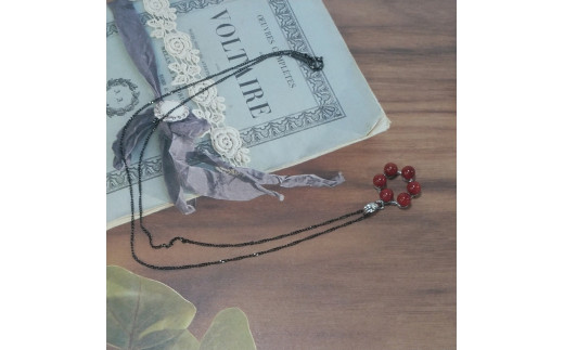 1620　珊瑚ペンダント・サークル