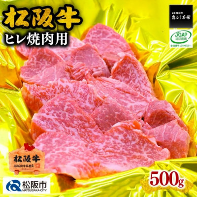 松阪牛 ヒレ 焼肉用 500g【配送不可地域：離島】【1363410】