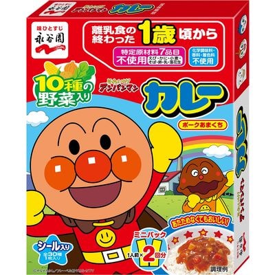 【最短翌日発送】アンパンマンカレーポーク 甘口 ミニパック　1箱2袋入×14箱(28袋)【1187221】