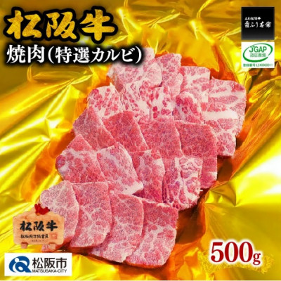 松阪牛 特選カルビ 500g【配送不可地域：離島】【1244837】