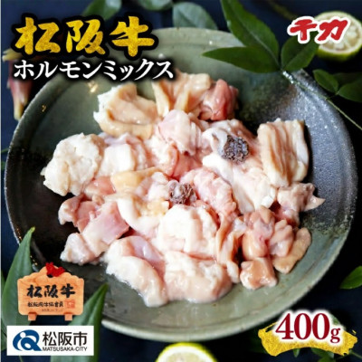 松阪牛 ホルモンミックス 400g【配送不可地域：離島】【1092785】