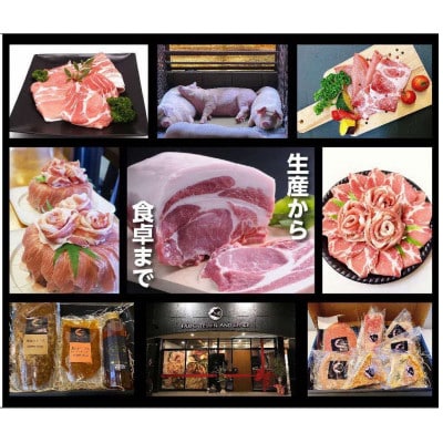 まつぶたブランド豚 松阪豚 時短調理 3品 Eセット 旨味のGM 生ハム 切り落とし 生フランク【配送不可地域：離島】【1690215】