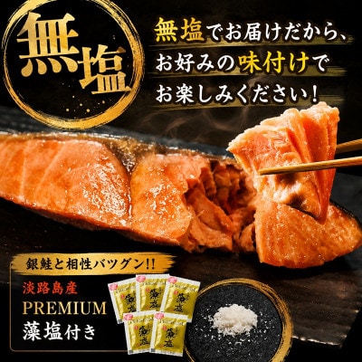 銀鮭切り身 骨取り 無塩 1kg 無添加 冷凍 鮭 プレミアム バラ凍結 ウロコ取り【配送不可地域：離島】【1650485】