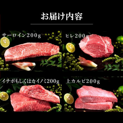 松阪牛 焼肉一段重 (サーロイン・ヒレ・上カルビ・イチボなど) 計800g【配送不可地域：離島】【1134590】