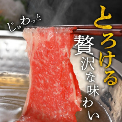 松阪牛 しゃぶしゃぶ (ロース・肩ロース) 400g (松阪市)【配送不可地域：離島】【1127886】