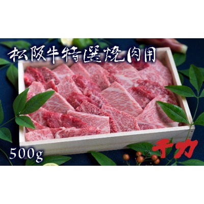 松阪肉焼肉用(ロース・バラ肉・モモ肉500g)【配送不可地域：離島】【1045186】