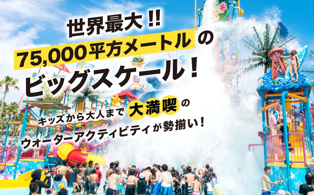 ナガシマリゾート ナガシマスパーランド入場券 および ジャンボ海水プール券（大人2名様分）【有効期限あり】【2026年7月上旬～8月下旬頃発送予定】ウォータースライダー ラフティング アトラクション 入場券 チケット 遊園地 ファミリー テーマパーク プール ウォーターエンターテイメント