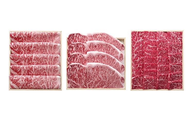 柿安本店　柿安黒毛和牛食べくらべセット【定期便】　国産　牛肉　赤身　厳選　上質　すき焼　焼肉　サーロインステーキ　ロース　モモ　逸品　おすすめ　グルメe_07