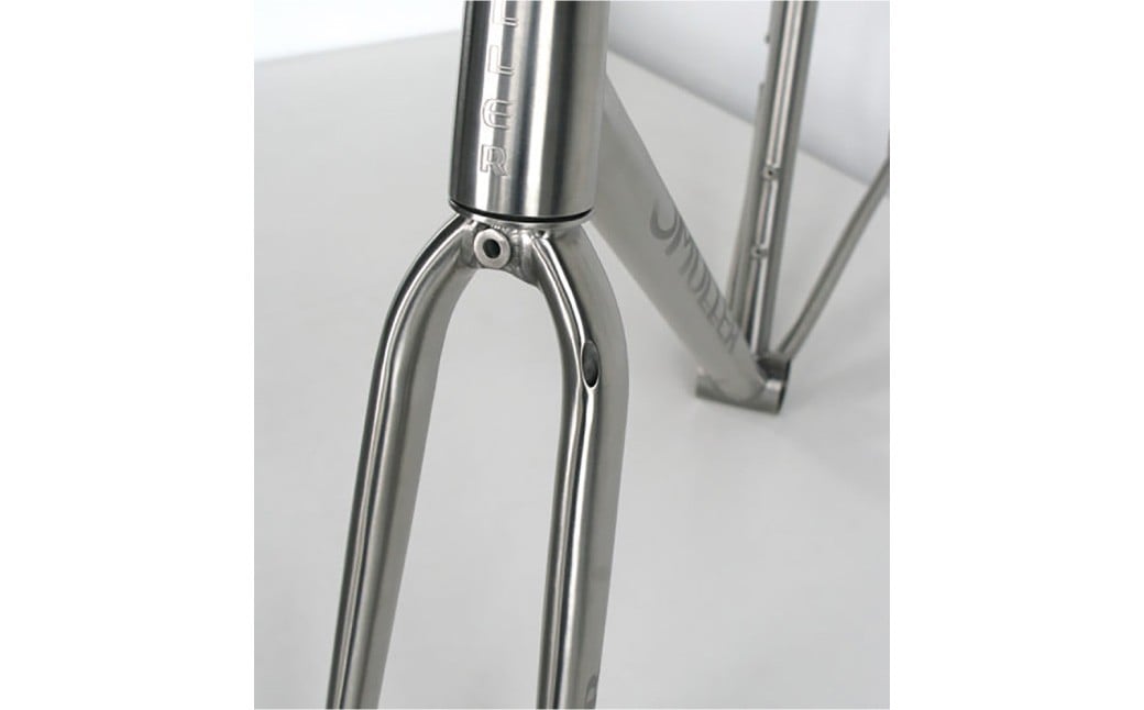 【受注生産】VIA（BMJ）ディスクブレーキチタングラベルロードバイク（フレーム＋フォークセット：1セット）ロードバイク 自転車 受注生産 ポーツ アウトドア ツーリング