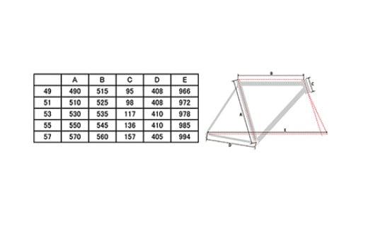 MULLER　【受注生産】Stiletto　リムブレーキクロモリロードバイク（フレーム＋フォークセット：１セット）　117-0060x1