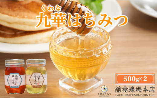 舘養蜂場本店　国産はちみつ500g×2本セット　国産　無添加　良質　蜂蜜　ハチミツ　養蜂　とちの木　百花蜜　料理　お菓子　健康　保存　ad10