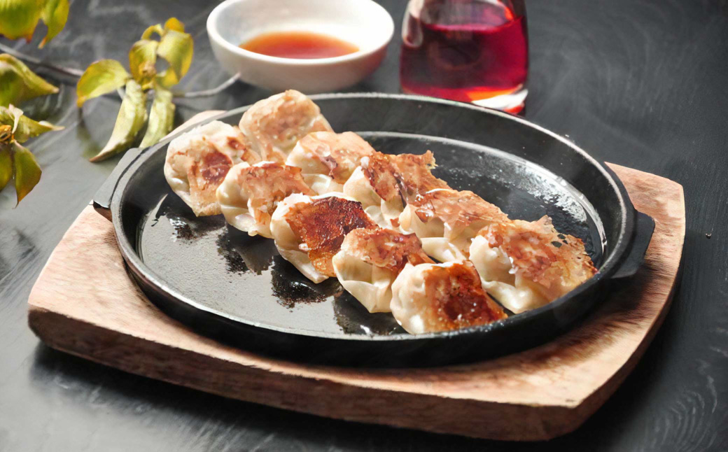 歌行燈 冷凍ひと口おちょぼ餃子 120個入り［24個入り（260g）×5箱］ 餃子 ぎょうざ ひと口サイズ ニンニク不使用 たれ付き おかず 惣菜 おつまみ 冷凍食品