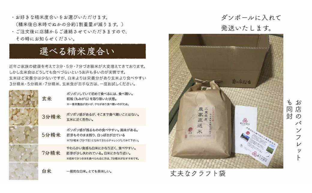 車久米穀販売 多度大社の麓で採れた農家直送米 玄米10kg 【選べる精米度合い】玄米 げんまい コシヒカリ こしひかり 米 こめ お米 おこめ ご飯 ごはん 贈り物 ギフト おすすめ 国産 令和七年産