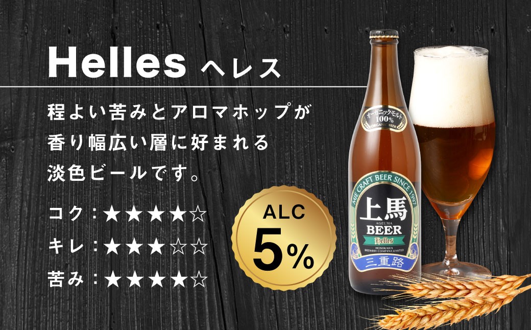 細川酒造 有機ビール 中瓶 HD500BOX 500ml × 2本 お酒 酒 おさけ さけ アルコール ビール びーる ラガー ドイツラガー 本格 有機麦芽 有機ホップ オーガニック