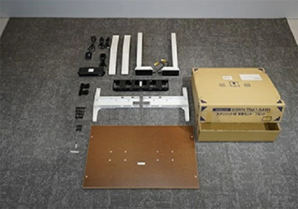 コクヨ 在宅ワーク用電動昇降デスク スタンジットW(ダブル)／1207_ナチュラルオーク・ブラック