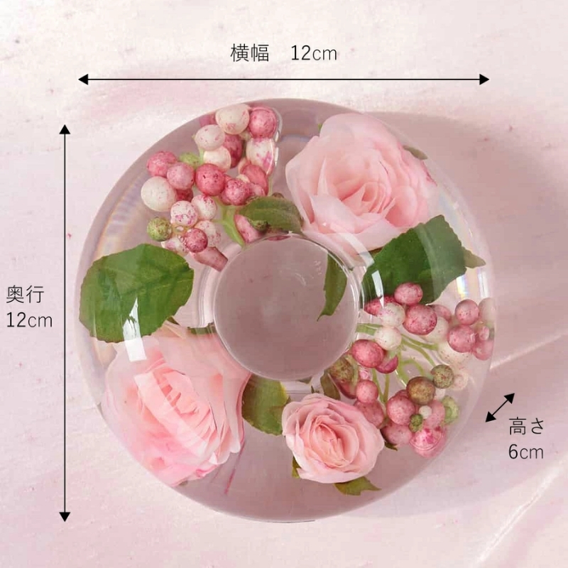 アートフラワー エミリオ・ロバ キャンドルホルダープリマローズs-p TTNTA67-100