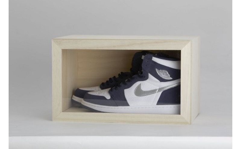 Shoewindow（PLANE)　スニーカー シューズボックス シューズケース 靴 靴箱 インテリア 天然木 木製 収納 ディスプレイ
