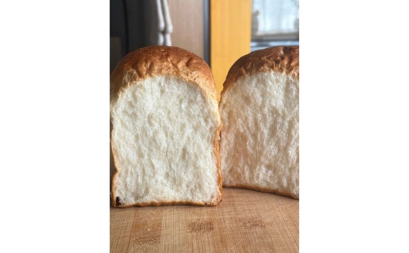 はちみつ酵母パン　ほんのり甘い食パン2本　パン ぱん トースト 朝食 おやつ はちみつ酵母