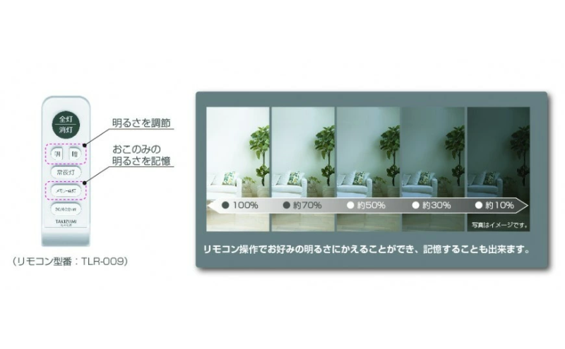 LED ペンダントライト RVR80099 洋風 8畳用 プルスイッチ リモコンスイッチ 調光 日本製 照明 簡単 便利 ライト 天井 リビング 寝室 ダイニング キッチン 台所 TAKIZUMI 瀧住電機工業