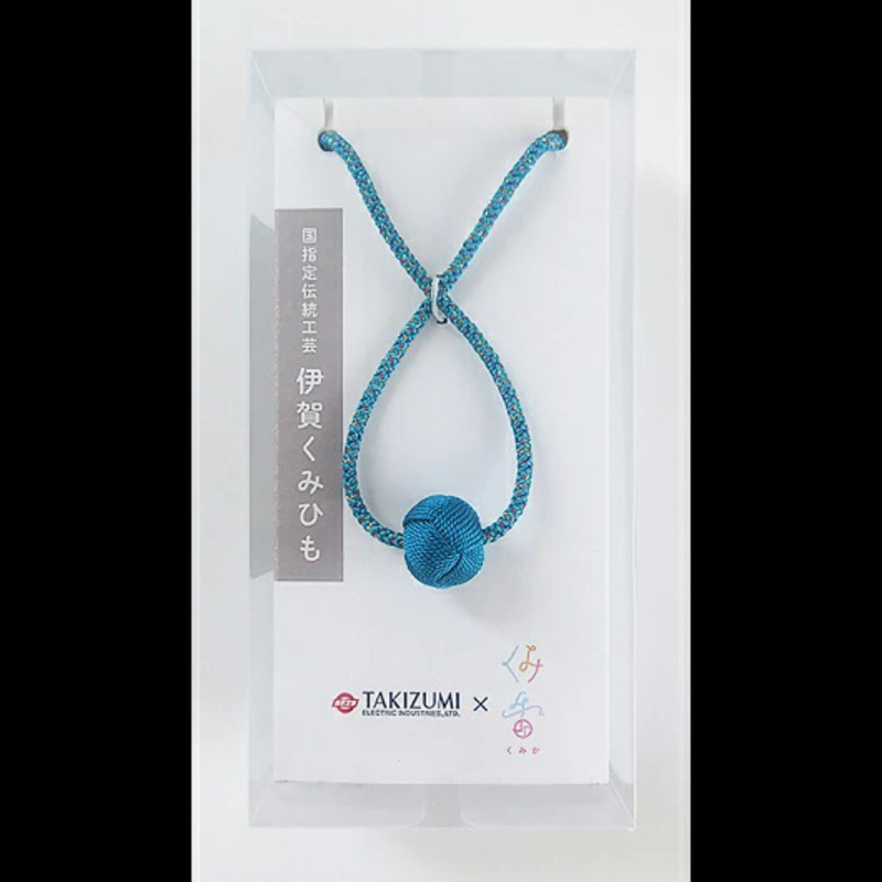 伊賀くみひも 取替用スイッチ引き紐 ブルー SH-IGA/BL ペンダント用プル紐 スイッチコード 引き紐 くみ香 TAKIZUMI 瀧住電機工業