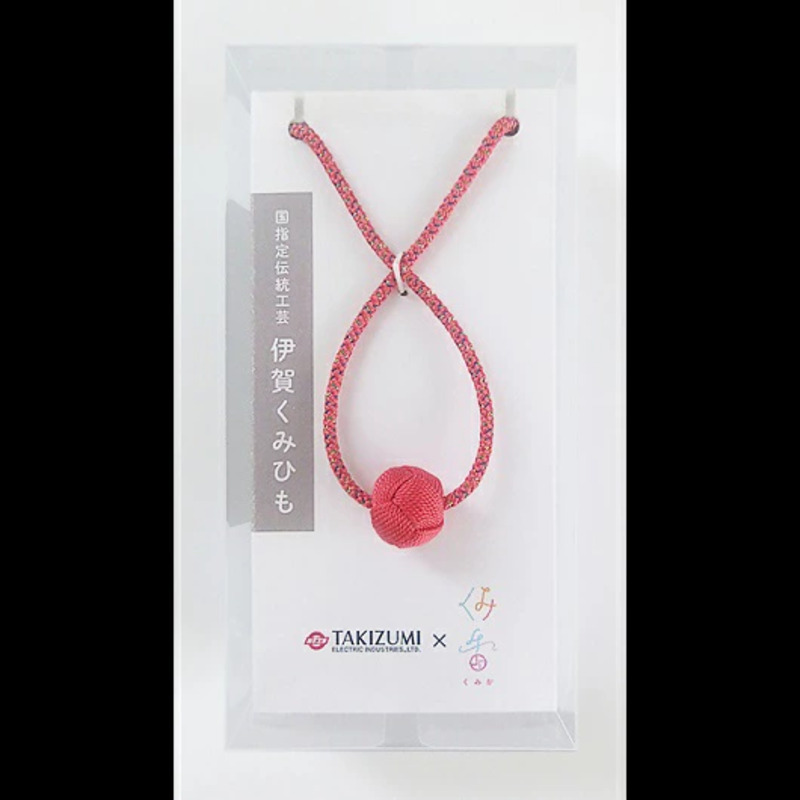伊賀くみひも 取替用スイッチ引き紐 ピンク SH-IGA/PI ペンダント用プル紐 スイッチコード 引き紐 くみ香 TAKIZUMI 瀧住電機工業