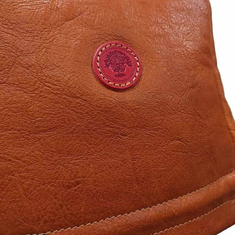 木の庄帆布 公式 国産レザーアイアンカバー 本革 総革 KinoshoTRANSIT　 K-KHG-W-IR01M-（C/#38 レッド / ブラック）　ゴルフ アイアンカバー