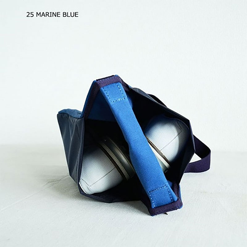 木の庄帆布 公式 シューズケース シューズサック Shoes Case 【KinoshoTRANSIT】　K-KHG-SS01M-（C/#25 MARINE BLUE / マリンブルー）　ゴルフ シューズケース おしゃれ 高密度帆布