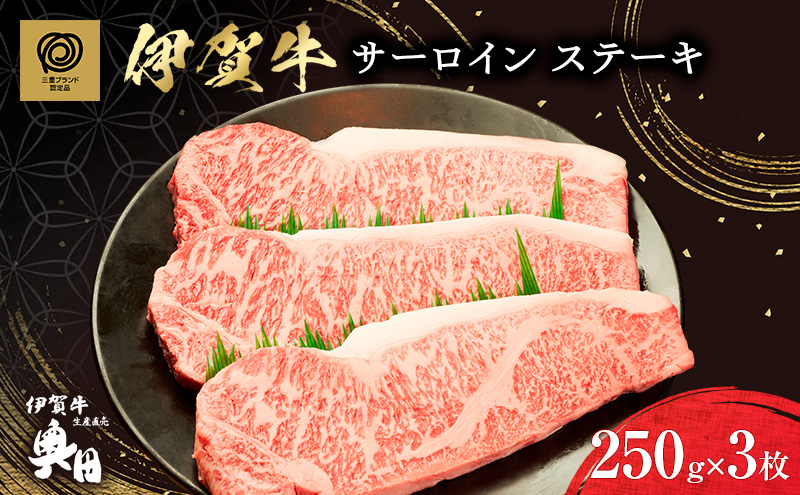 極撰伊賀牛サーロインステーキ3枚