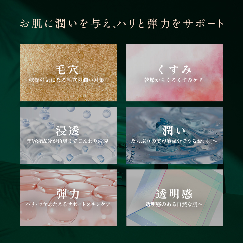 自然の恵みと美容の知恵で、肌の未来を育む Natereonフェイスマスク　1箱(5枚)　個別包装　フェイスパック シートマスク パック 美容 保湿 エイジングケア ハリ うるおい 敏感肌 日本製