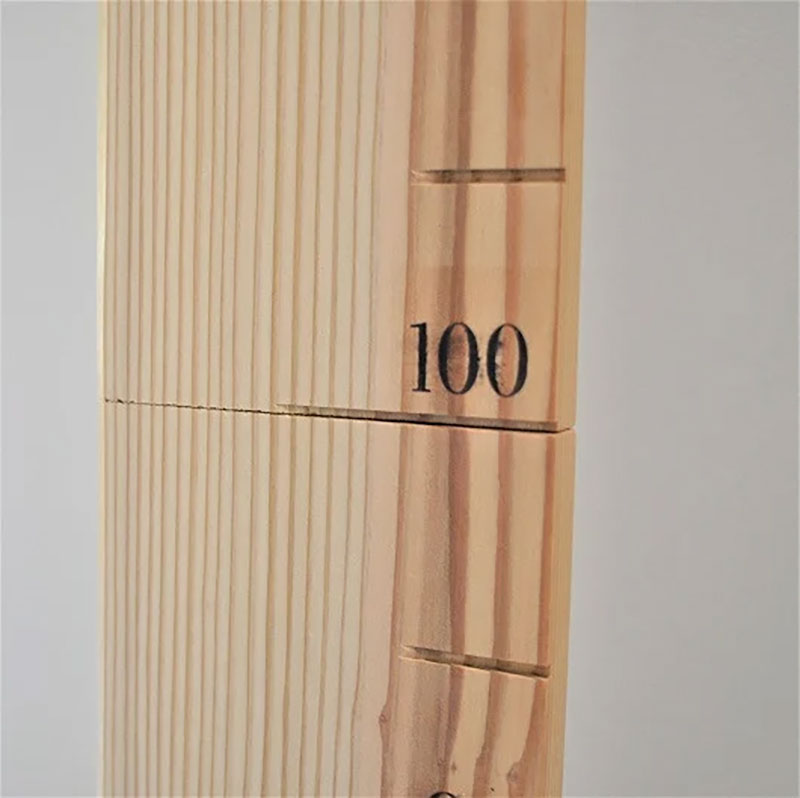 MORITO　SUKUSUKU MEMORY　森の身長計＜杉＞　木のインテリア