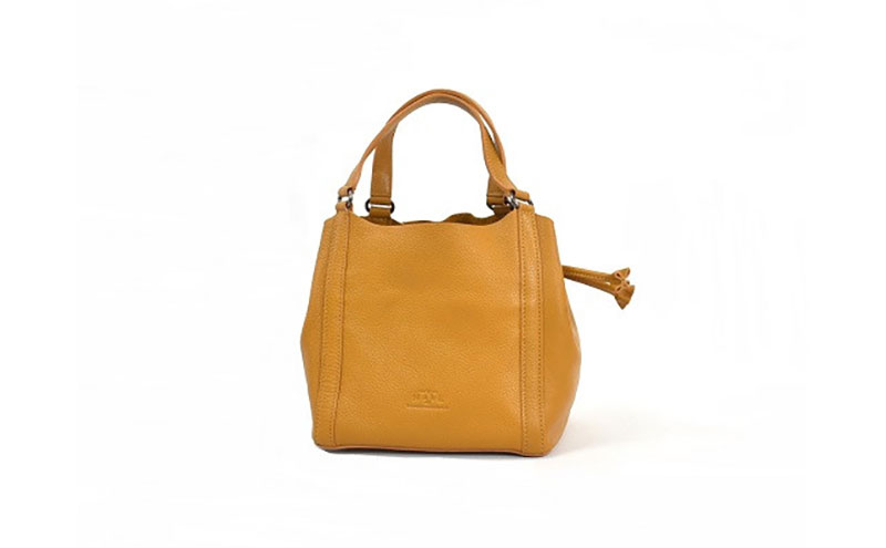 レディース本革バッグ7M6-1014P（・マスタード）