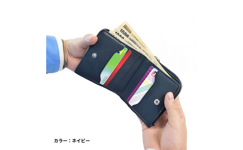 レディース本革2つ折り財布 4M3-1152（・キャメル）