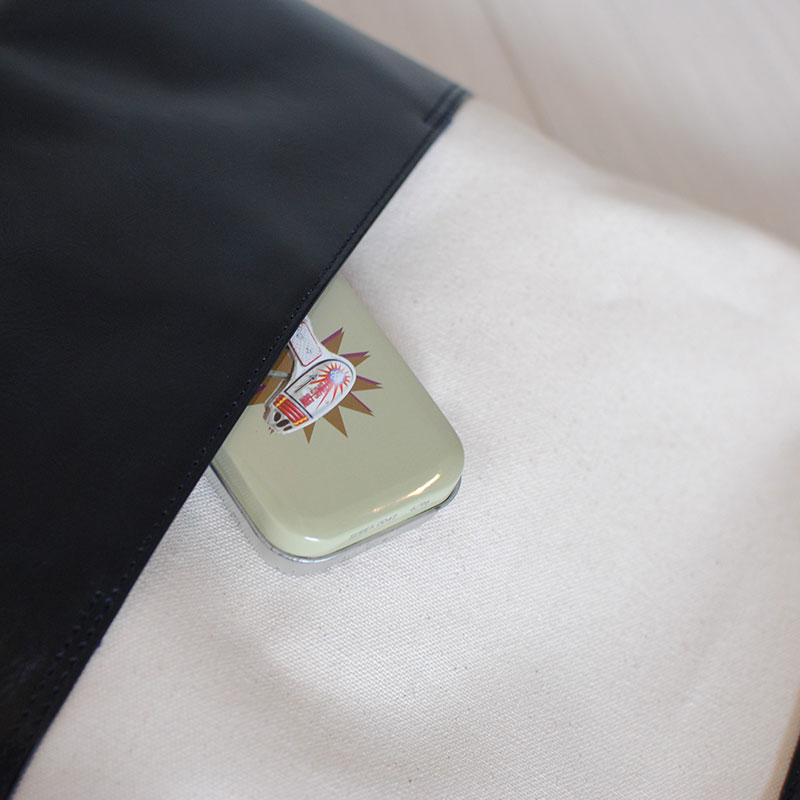 レディース　国産　キャンバスリュックサック　7M7-1048（ナチュラル×ライトブラウン）