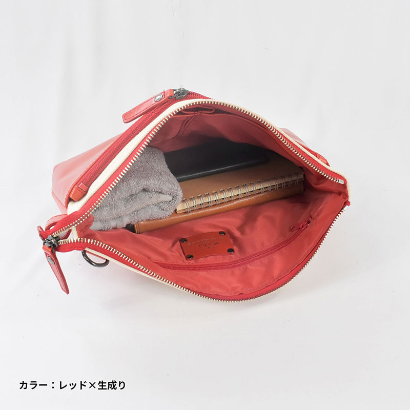 レディース　国産　キャンパスショルダー　7M8-1062（ナチュラル×ネイビー）