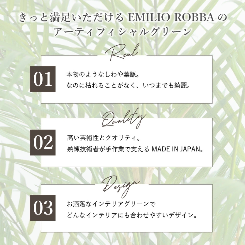 アートフラワー エミリオ・ロバ モンステラ(根付き）TUTTA06750