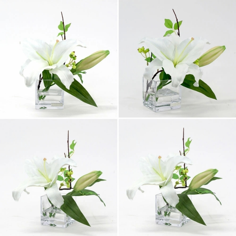 アートフラワー エミリオ・ロバ  カサブランカM TTNTA-91120