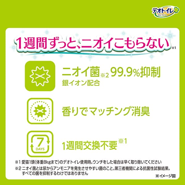 デオトイレ 複数ねこ用 消臭・抗菌 シート ガーデン 16枚×2 デオクリーン からだふきシート 中大型犬・猫用 香り付き 15枚×2 ペットシーツ ペットシート トイレ 猫 ユニ・チャーム