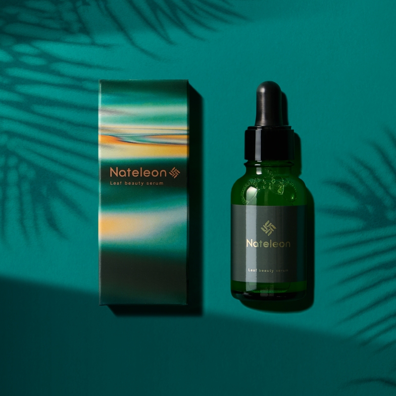 自然の恵みと美容の知恵で、肌の未来を育む Natereon ナテレオンリーフビューティーセラム 3本　化粧品 コスメ スキンケア セラム 美容液 エイジングケア ハリ 潤い 透明感 敏感肌 日本製 ナテレオン ビューティーセラム